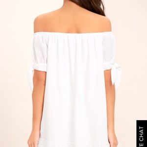 White summer dress from lulus